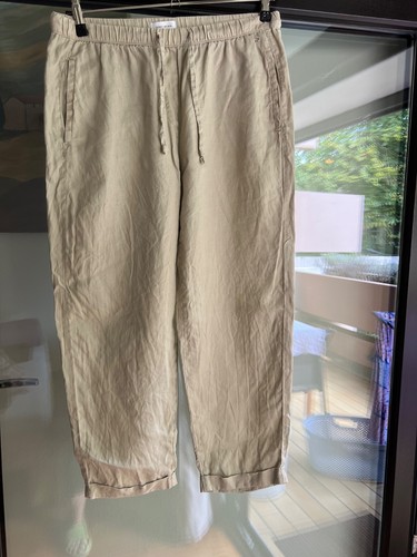 Damen hose 42 - gr., leinen