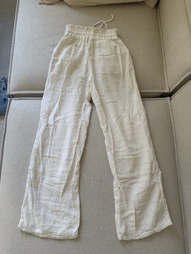 Weisse leinenhose - weisse,