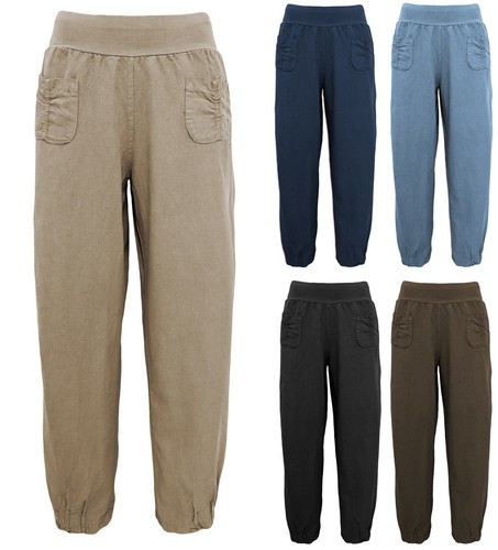 Leinen hose damen - leinen, 40