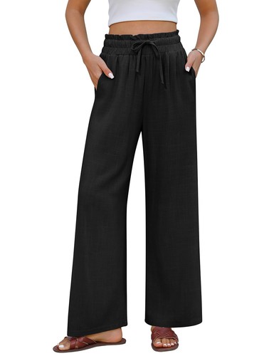 Leinenhose damen sommer weites - leinenhose,