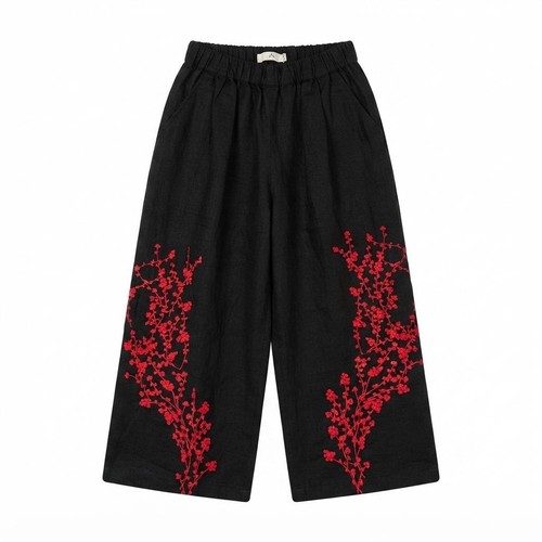 Damen leinenhose culottes - damen, /