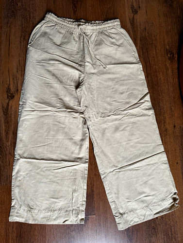 Damen hose leinenmischung - damen,