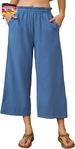 Damen leinenhose weites - damen,