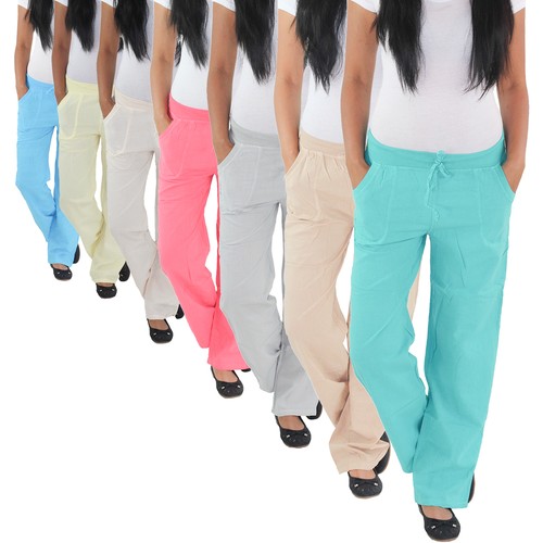 Damen leinenhose baggy - damen,