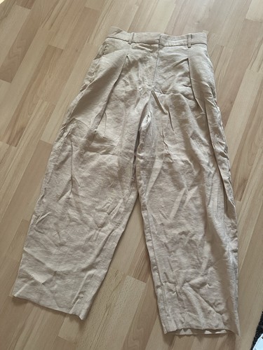 Mng damen leinenhose beige - leinenhose, 36